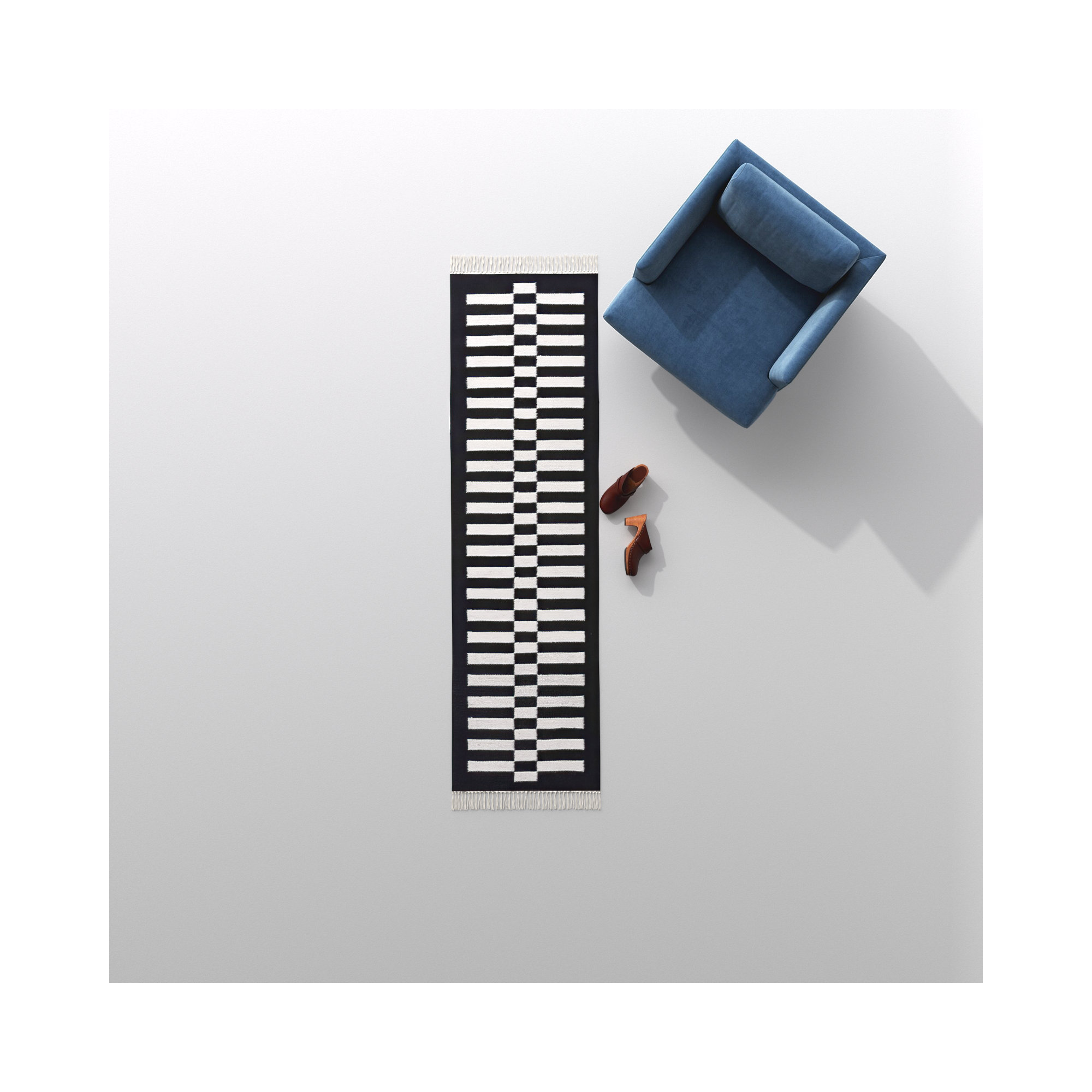 Delia Rug, Runner 2' 3" x 8'
