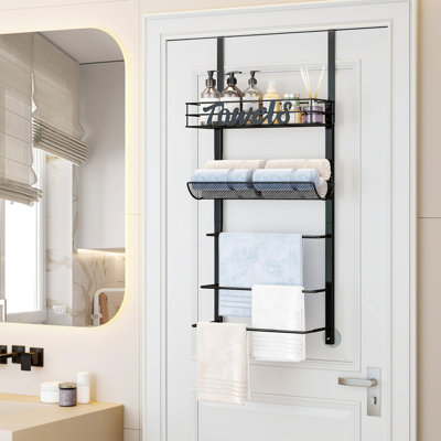 37 cm L Over-the-Door Towel Rack