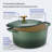 Tramontina Bestow Enameled Cast Iron Dutch Oven Pot with Lid, Round-108715188-108715189