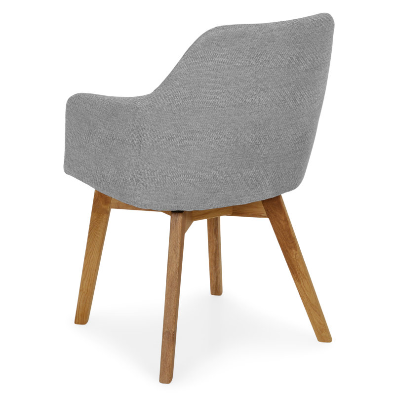 Pinto Upholstered Swivel Armchair