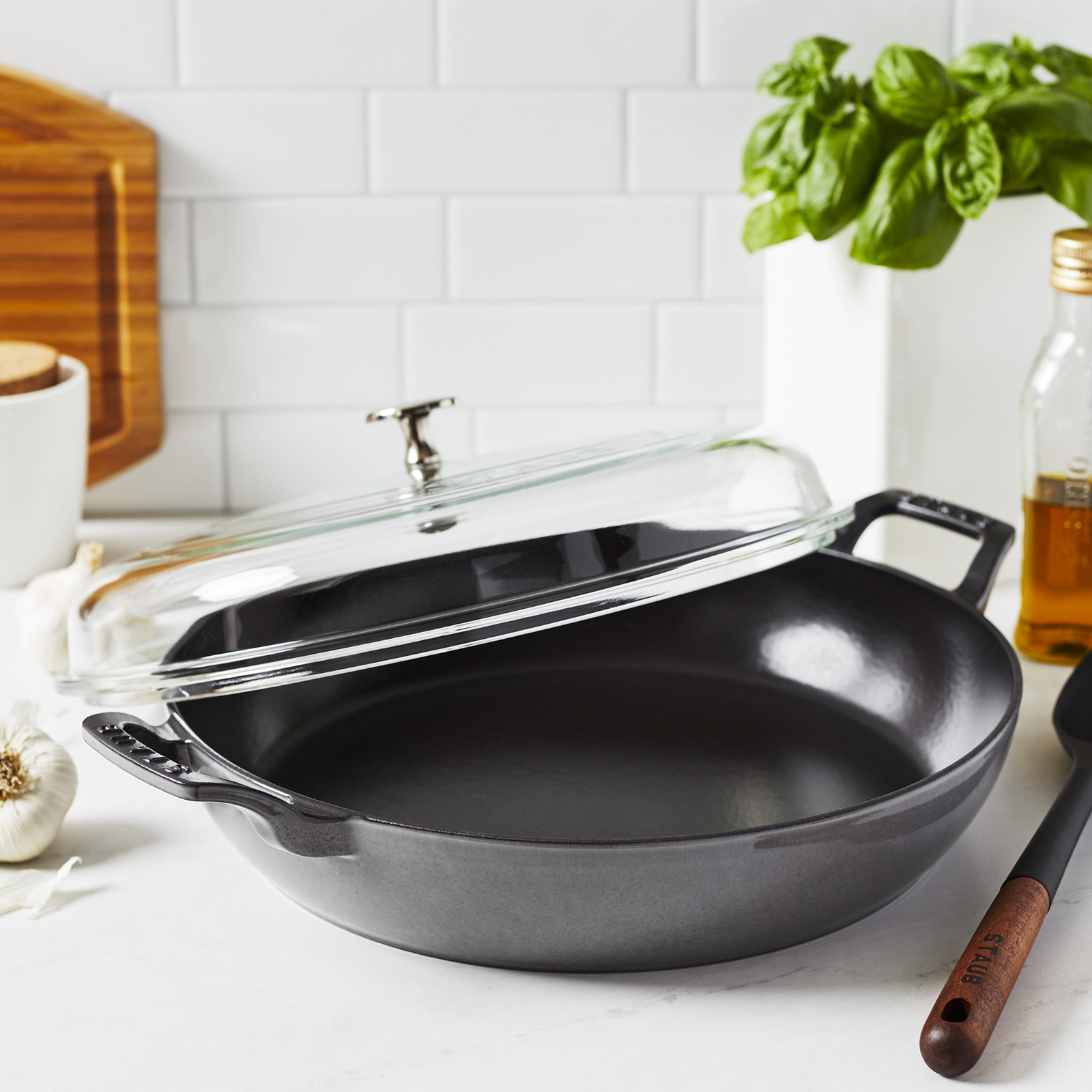 Heritage Cast Iron Braiser, Graphite Gray