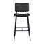 Yelton Upholstered Counter Stool with Metal Frame-1610370456