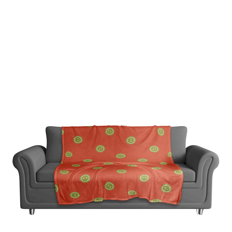  Couverture à boutons, Orange