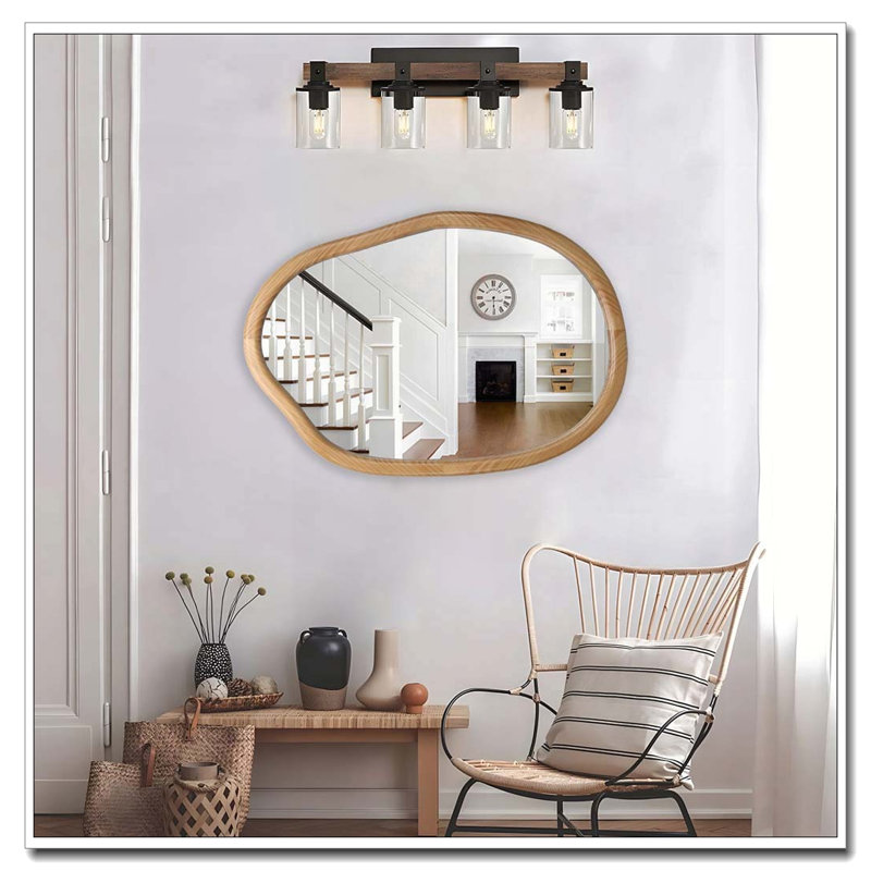Miroir mural irrégulier décoratif