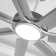 7 - Blade Modern Industrial Extra Large Ceiling Fan with Dimmable 3CCT LED Lights and Remote Control