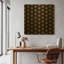 «Nutcracker Pattern Bright II» par Ryan Fowler, art mural en métal doré, 36 po x 36 po-161467239