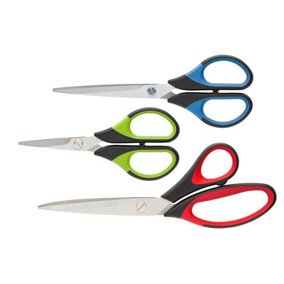 Kitchen and Home 3 Piece All-Purpose Kitchen Scissors Set  