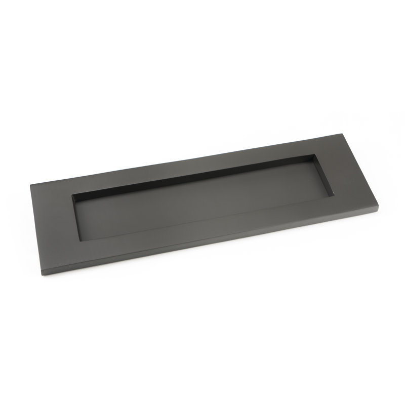Letter Plate Door Accessory, Aged Bronze, 10.8cm H x 26.5cm W x 0.4cm D