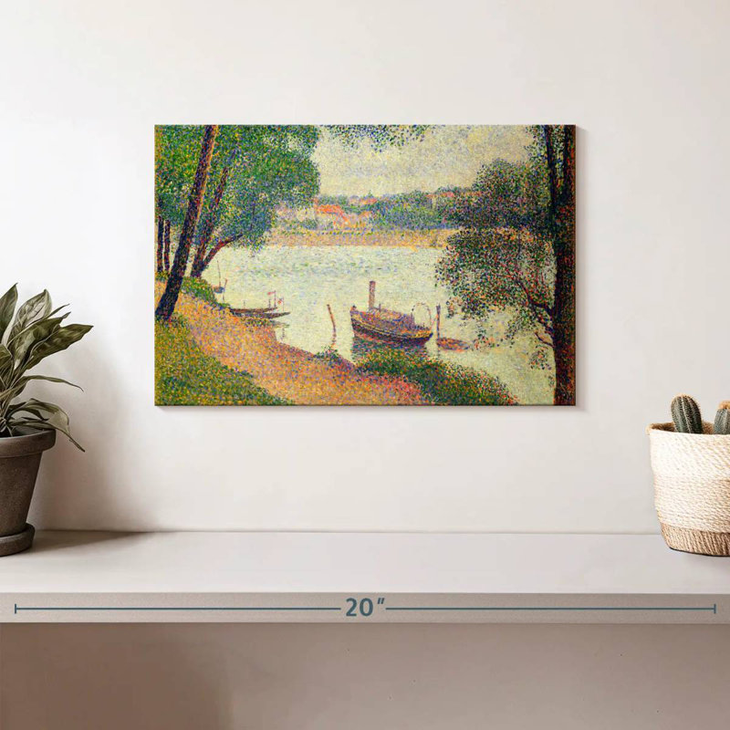 Meat Gray Weather Grande Jatte 1886-1888, H 8 po x l 12 po