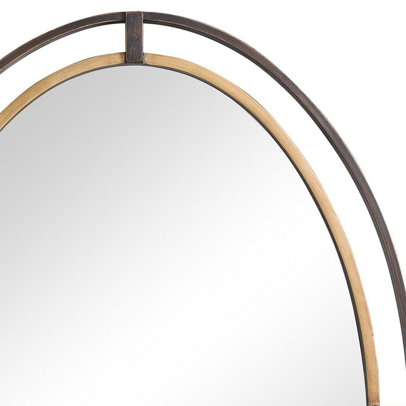 Miroir ouvert pour commode double