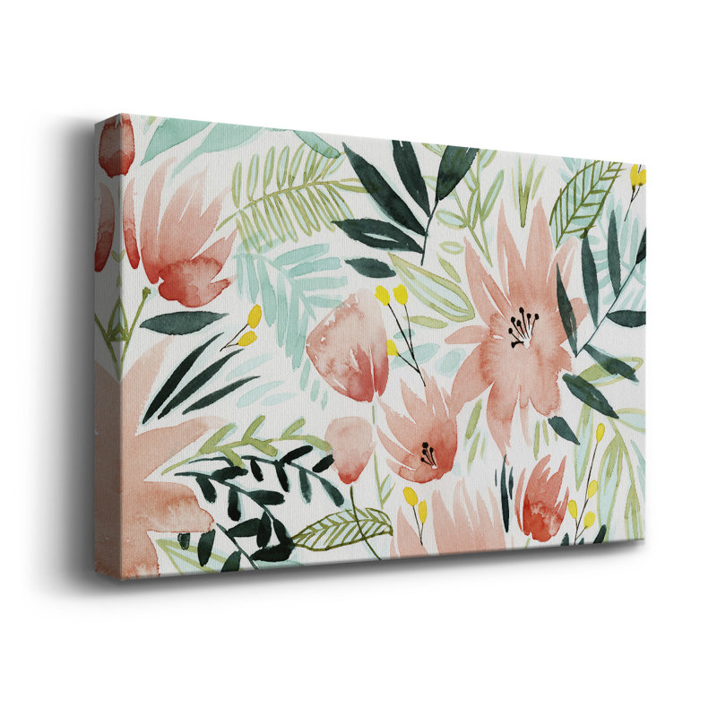 Tropical Drift IV - reproduction sur toile tendue, L 18 po x H 12 po