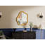 Nikitc Arch Retro Victorian Gold Accent Wall Mirror
