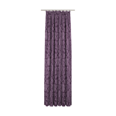 Loman Pencil Pleat Single Curtain, opaque