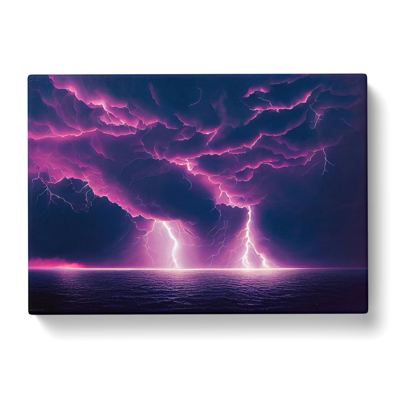 King Thunderstorm - Wrapped Canvas, 40cm H x 60cm W x 3cm D
