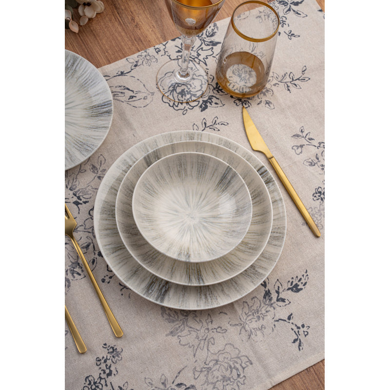 Stacia Piece Dinnerware Set - Service for 6