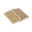 Charnière de porte simple à fixation en surface H 3,5 po x l 3,5 po