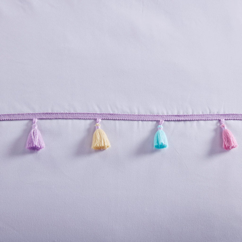 Ensemble d'édredon à pompons Gracie Mills Pinnacle, Édredon simple + 3 pièces supplémentaires