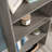 5-Shelf Bookcase, Gray Finish