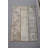 Vintage Turkish Door Mat in Elegant Beige and Cream Featuring an Intricate Pattern for a Unique Decor Accent