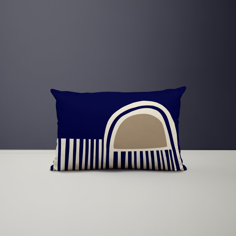 Polyester / Mélange de polyester Housse de coussin rectangulaire intérieure / extérieure lombaire et insert