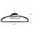 8 Pack Ultimate Hanger In Black