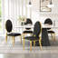 Chaise d'appoint en acier inoxydable Carterville-1033144138-1033144132