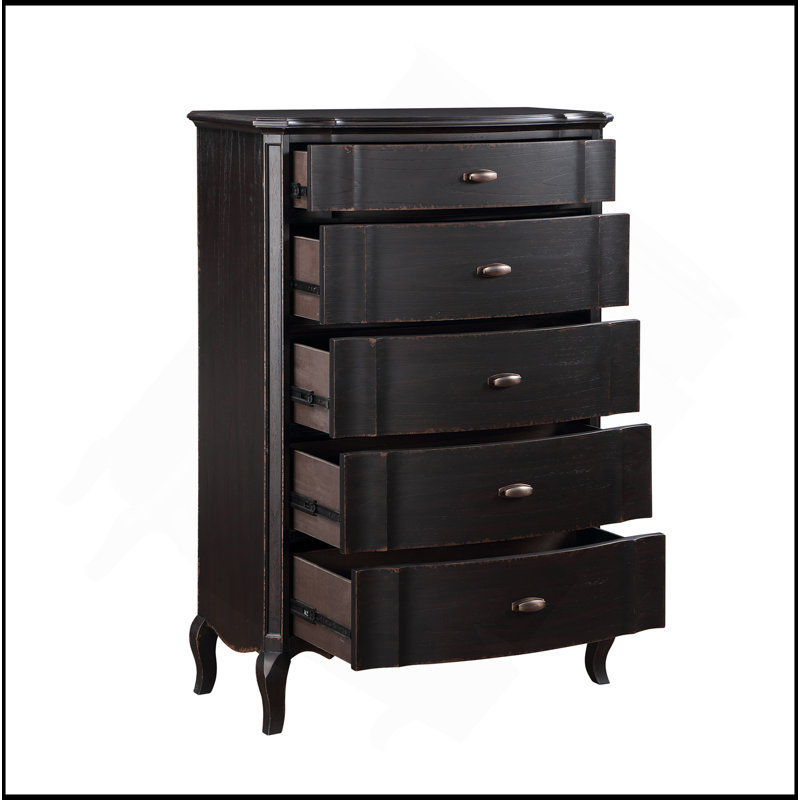 Commode Chelmsford, Noir antique