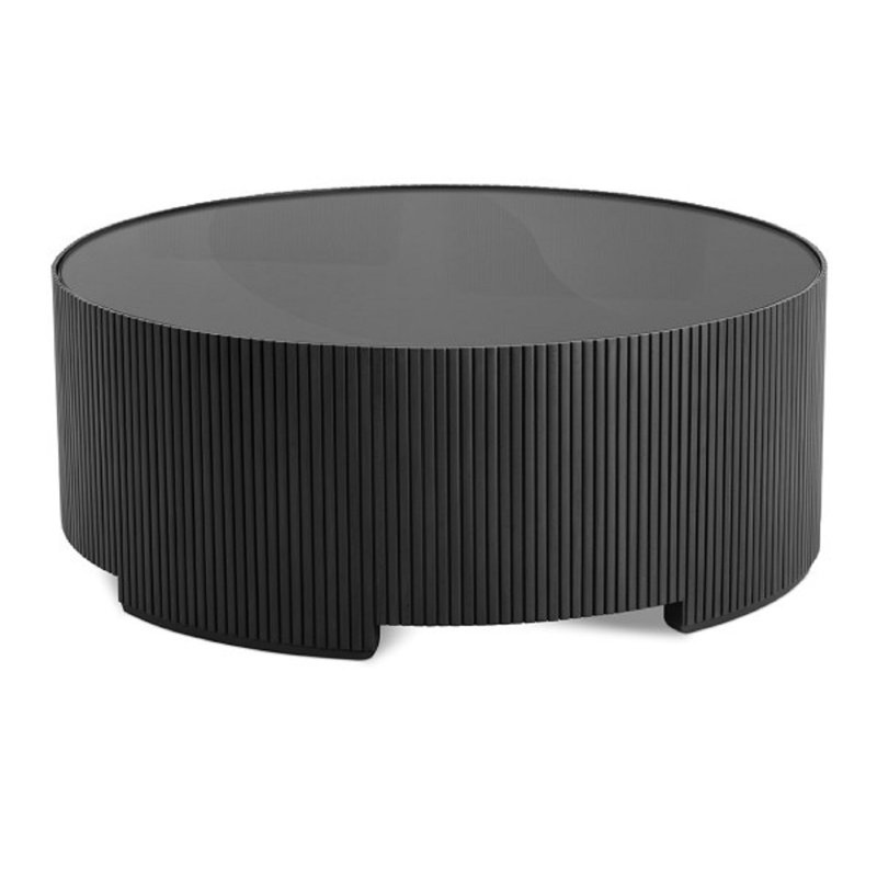 Kindred Round Cocktail Table, Black