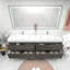 83.4'' Double Bathroom Vanity with Acrylic Top-242347375