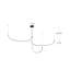 Luminaire suspendu unique à 3 lumières DEL Talis-77452439