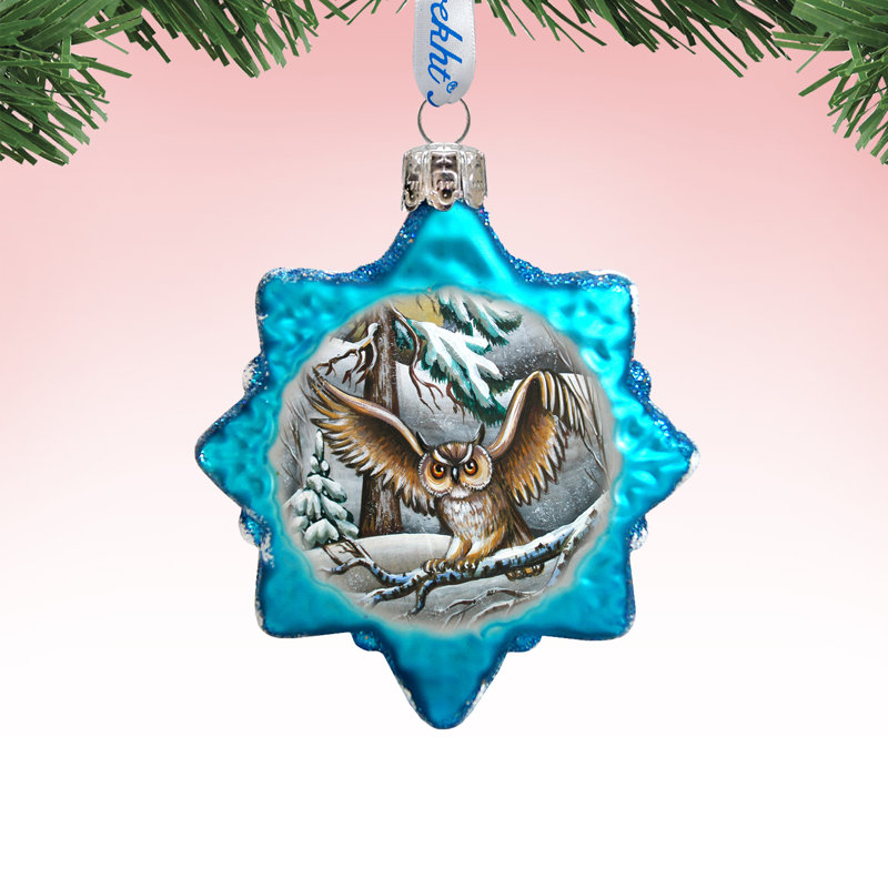 Keepsake 3'' Handmade Glass Holiday Shaped Ornament