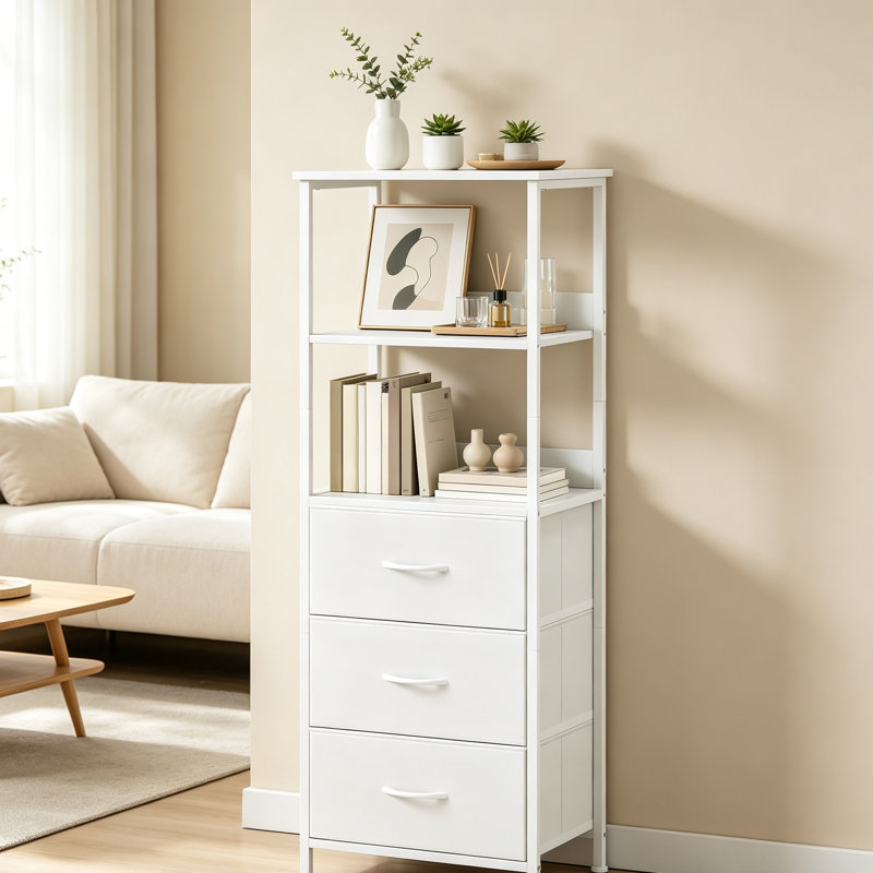 115 cm H x 42 cm W Solid Wood Bookcase