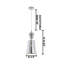 Luminaire suspendu en PVC 1 lumière Cravets-817945807