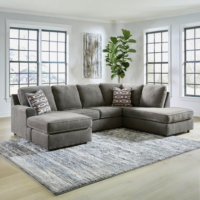 Lanita 125" Wide Sofa & Chaise, Right Hand Facing