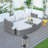 Darsh Outdoor Metal Chaise Lounge with Table , Cushion Included-85036301