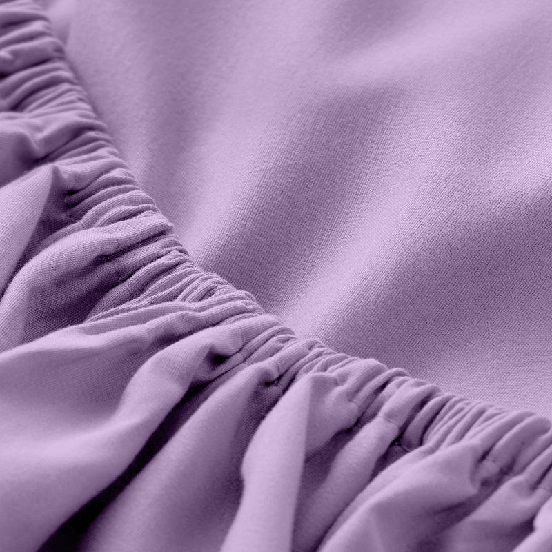 Microfiber Fitted Sheet, Lavender, Full Fitted Sheet
