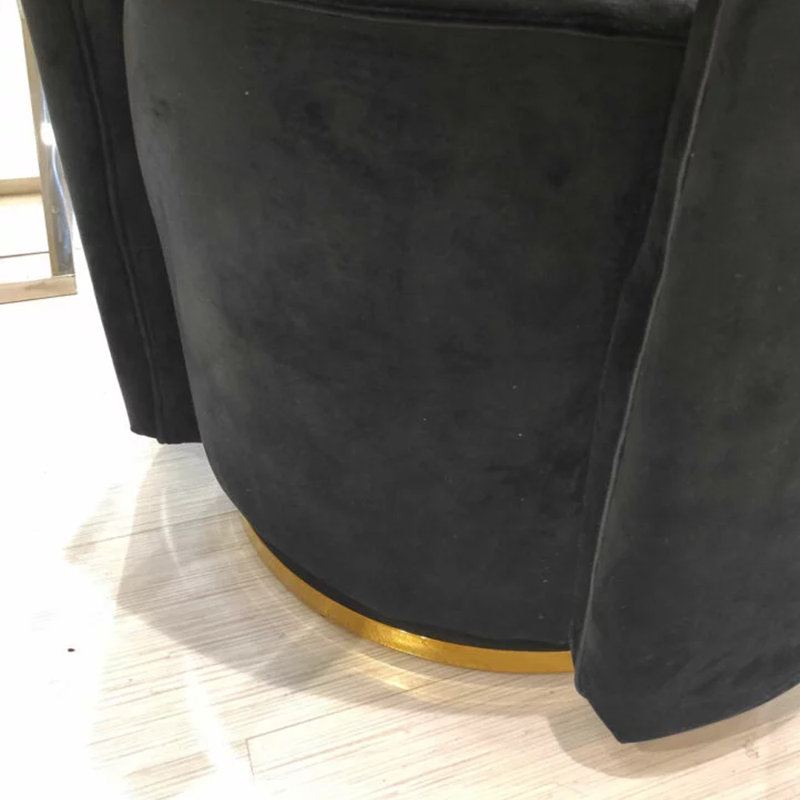 Asghar Velvet Swivel Side Chair