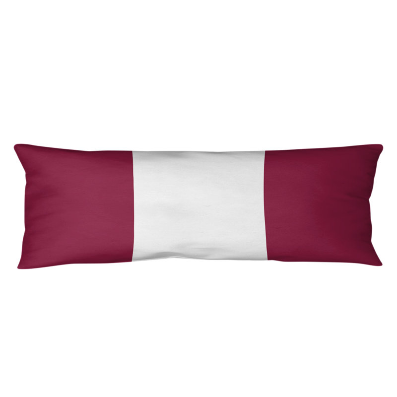 Polyester Medium Pillow, Mississippi Rebellion, Maroon