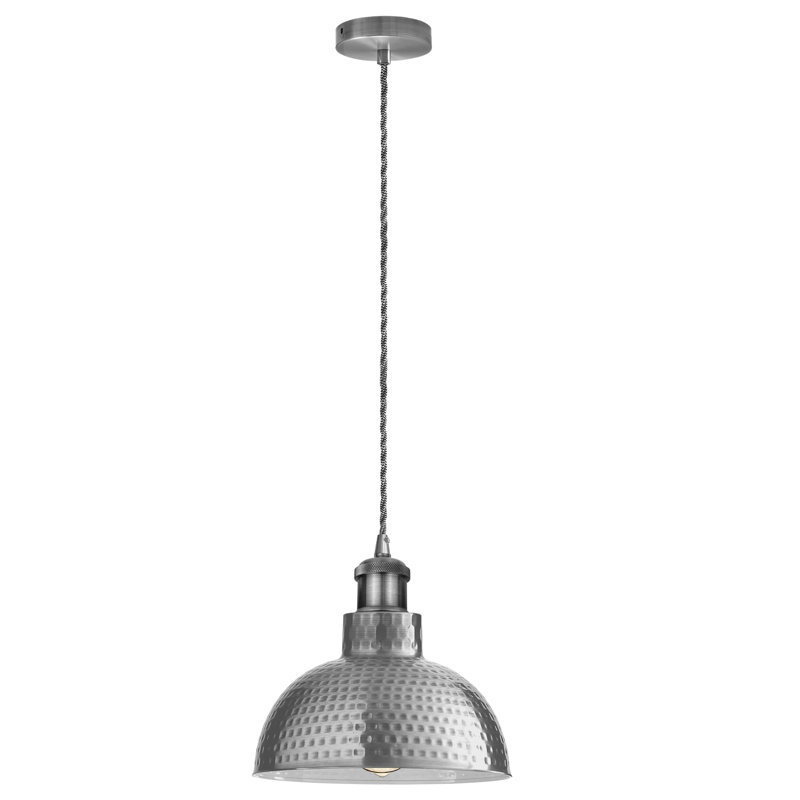 Denoila 1 - Light LED Dome Pendant, Yes, Satin Nickel