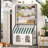 🐾3-in-1 75'' H Cat Condo with Litter Box Enclosure and Removable Canopy and Storage Shelf