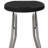 Mifflin Foldable Stool with Plastic Seat and Titanium Gray Frame - Portable Stool