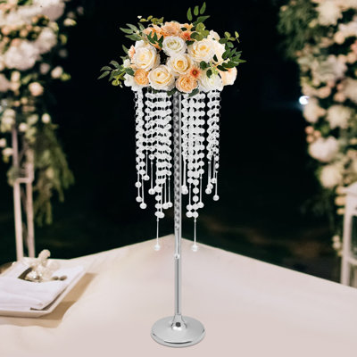 10 pièces pour table en cristal argent / or pour mariage et fêtes 