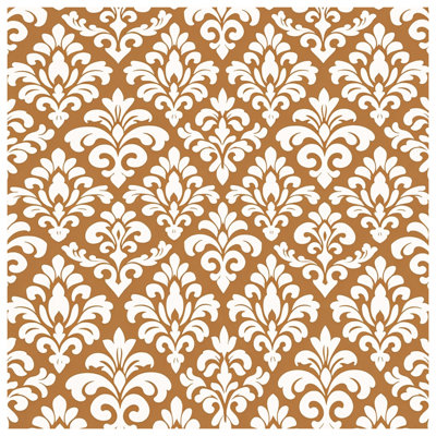 Housses de couette blanches à motif damassé