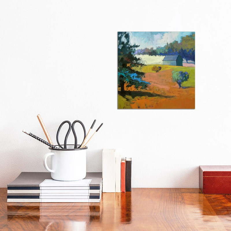Paysage Cinq by Jane Schmidt - Wrapped Canvas Painting, 30.48 cm H x 30.48 cm W