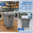 Laundry Cart With Wheels 320L Large Rolling Laundry Cart For Commercial/Home, Rolling Laundry Basket With Steel Frame And Waterproof Lining, 9 Bushel, 32.3L X 19.7W X 30.7H Inch-1247815768