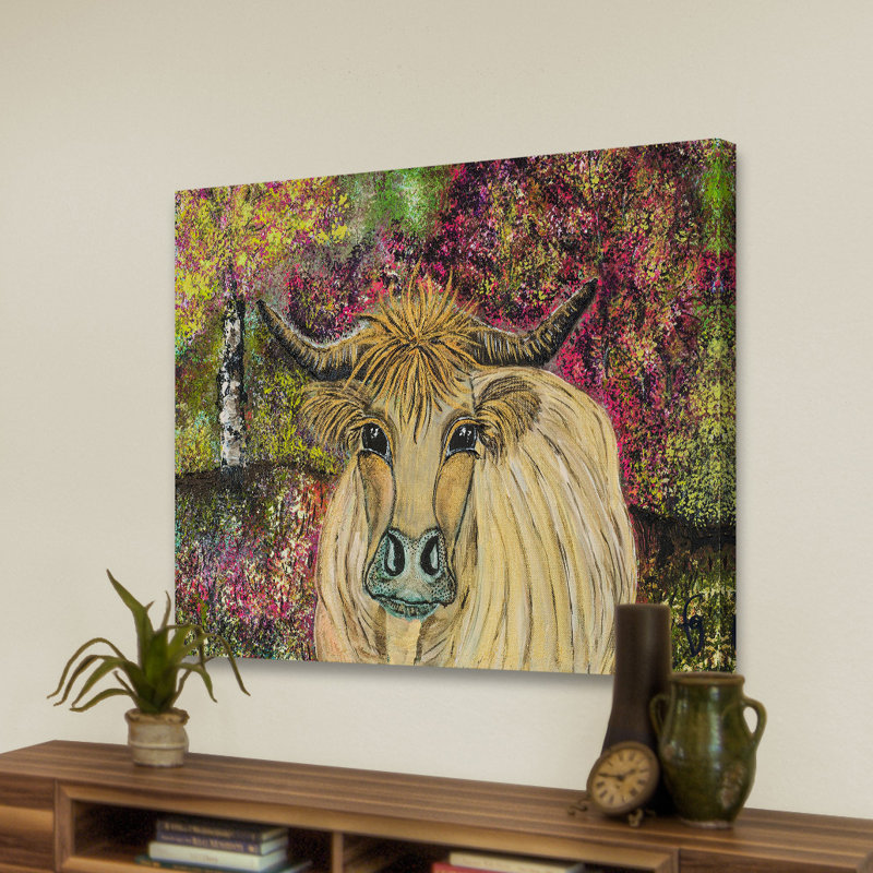 France Gilbert - Wrapped Canvas Painting, 61cm H x 79cm W