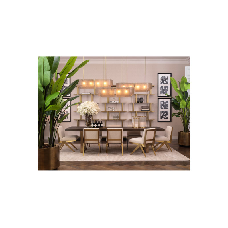 Nesto Bookcase, Brass