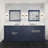 Double Bath Vanity with Carrara Marble Top-110912951