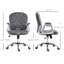 Home Office Chair, Button Tufted Desk Chair With Adjustable Height