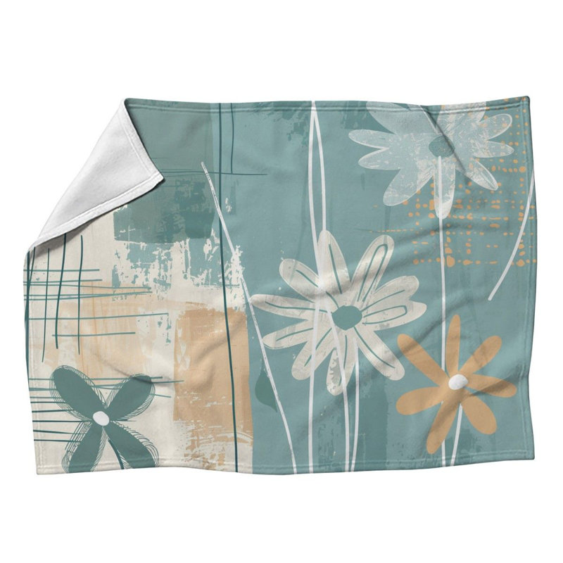 Olive Branches Cool Machine Printed Throw Blanket, 60" W x 80" L